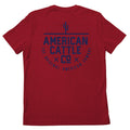 The Rural Cloth Cactus Tee is a red shirt featuring a striking design on the back with 