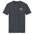 The Liberty Buck Tee by American Cattle Co is a plain dark gray western t-shirt with a small white 