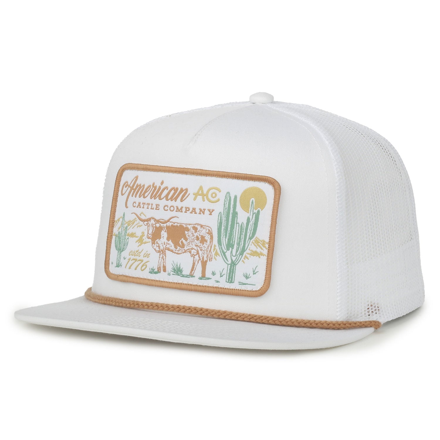 7292 Cowboy Trucker Hats For Women Men Structured Vintage Trucker Hat Cow Vintage Western Trucker Hat | Men & Women | Embroidered  main image 4
