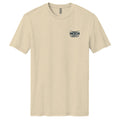 The American Cattle Co Quality Western Tee is a cream cotton blend with short sleeves, a classic crew neck, and a small 