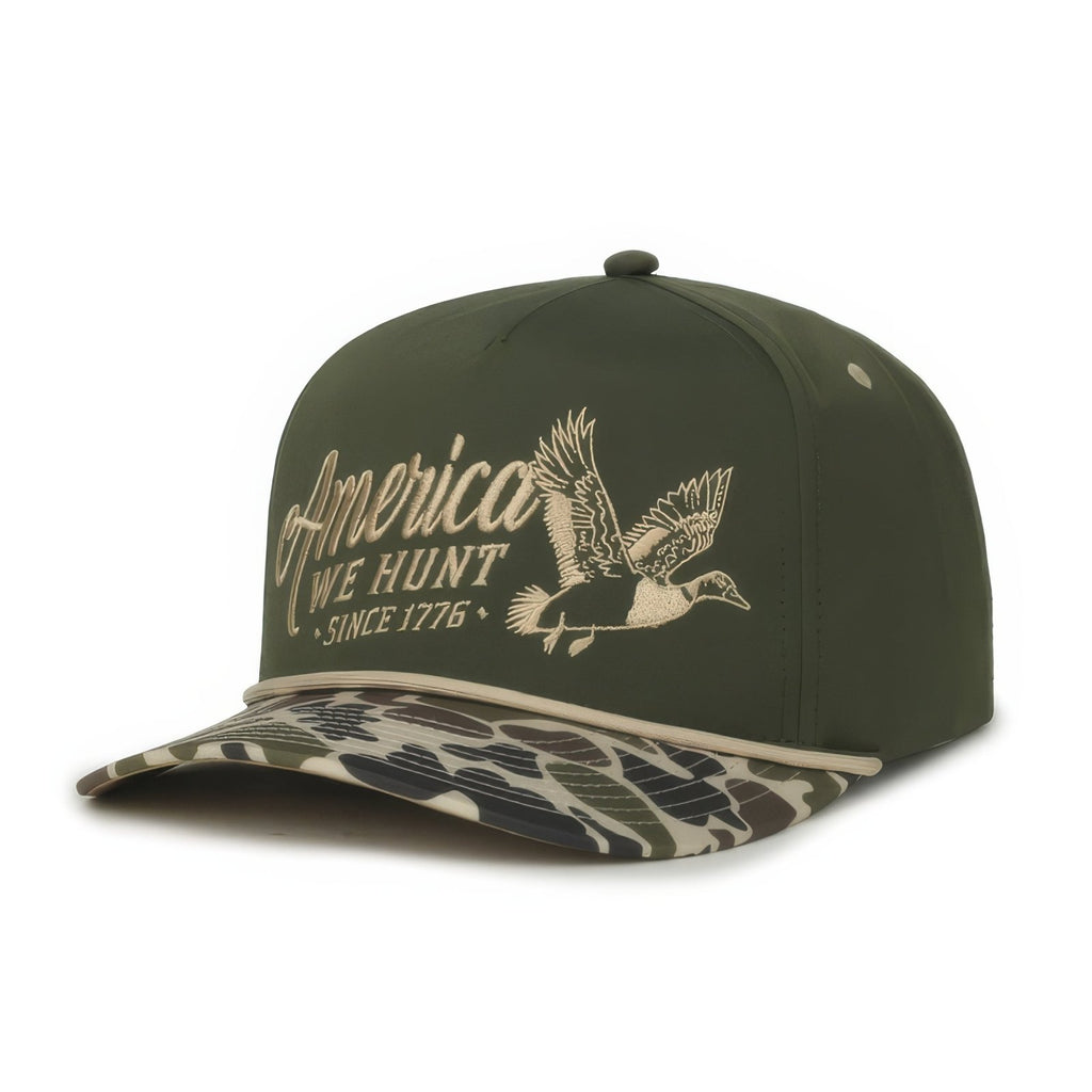 Hunting Retro Ranch Farm Credit Embroidered Patch Hat Cap Camo Trucker Style 80s Farm credit woodland camouflage - Gem main image 2