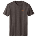 The Workhorse Tee by American Cattle Co is a vintage-style, plain dark gray short-sleeve shirt with “American Cattle Co” in small orange script on the left chest—perfect for everyday wear.
