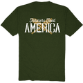 The Wheat X Tee-Olive by Rural Cloth is an olive green T-shirt featuring the phrase 