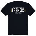 The WSLF Tee from Rural Cloth is a black t-shirt featuring the text 